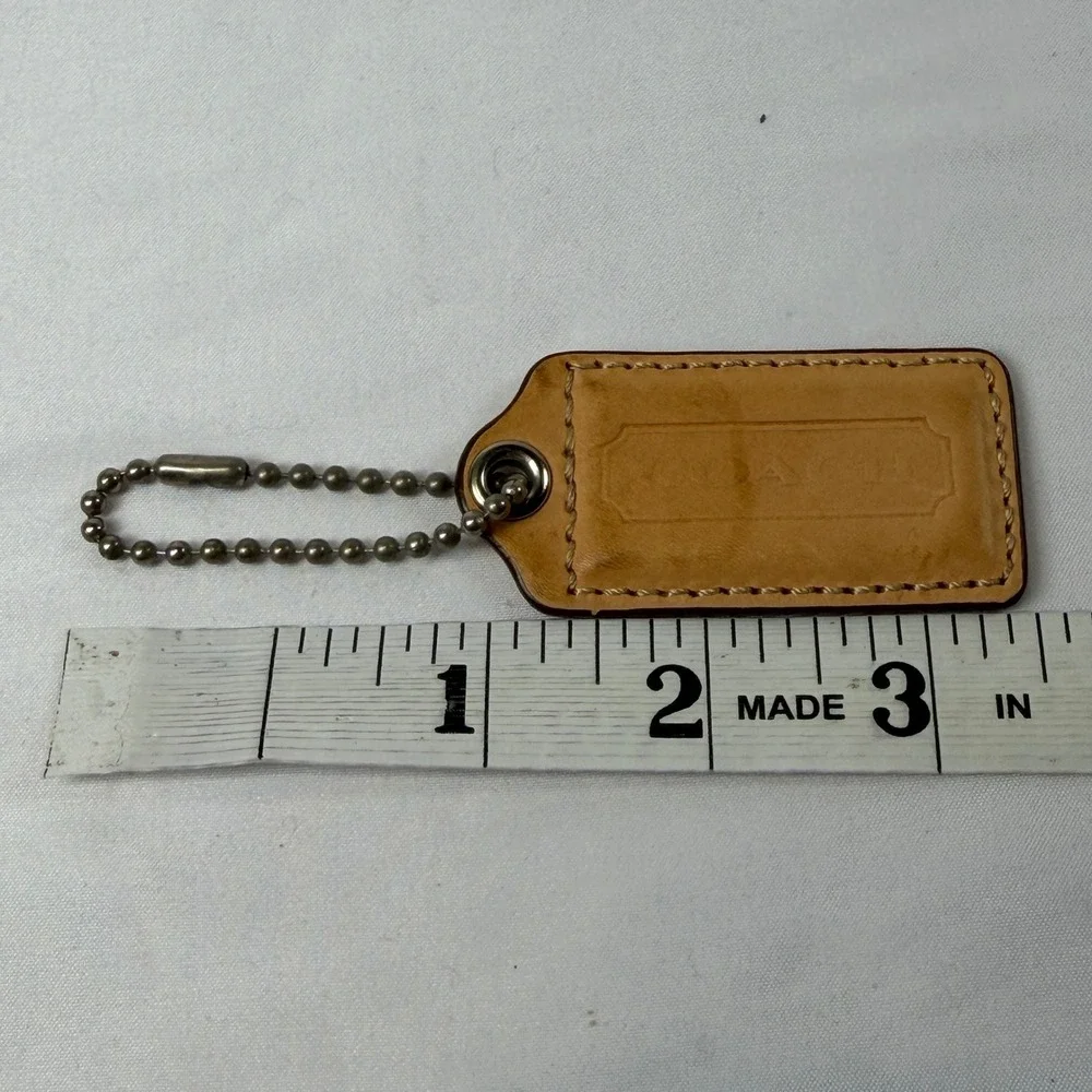 Coach Hangtag Lot Unisex OS Multicolor Leather Metal Replacement Bag Charm Fob